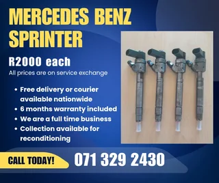 Mercedes Benz Sprinter Injectors For Sale With Warranty On