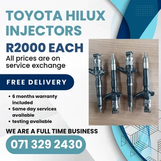 Toyota Hilux Diesel Injectors For Sale With Warranty