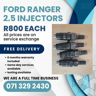 Ford Ranger 2.5 Injectors For Sale With Warranty