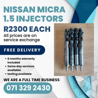Nissan Micra 1.5 Diesel Injectors For Sale With Warranty