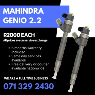 Mahindra Genio Injectors For Sale With Warranty On