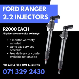 Ford Ranger 2,2 Injectors For Sale With Warranty