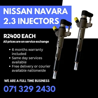Nissan Navara 2.3 Diesel Injectors For Sale With Warranty