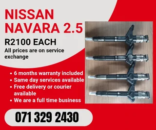 Nissan Navara Yd25 Injectors For Sale With Warranty On