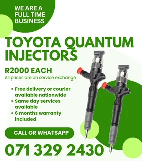 Toyota Quantum Diesel Injectors For Sale With Warranty