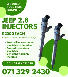 Jeep 2.8 Diesel Injectors For Sale With Warranty
