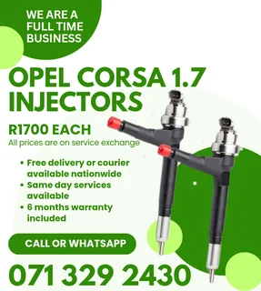 Opel Corsa 1.7 Injectors For Sale With Warranty