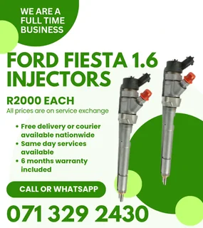 Ford Fiesta 1.6 Injectors For Sale With Warranty On