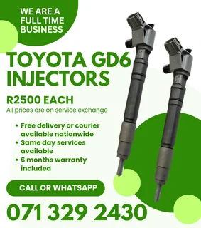 Toyota Gd6 2.4 Injectors For Sale With Warranty