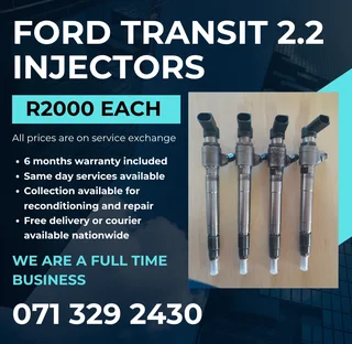 Ford Transit 2.2 Diesel Injectors For Sale With Warranty
