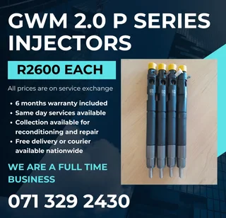 Gwm 2.0 P Series Injectors For Sale With Warranty On