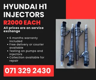 Hyundai H1 Injectors For Sale With Warranty
