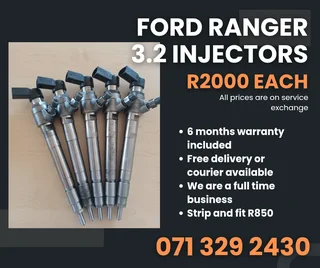 Ford Ranger 3.2 Injectors For Sale With Warranty