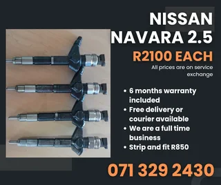 Nissan Navara Yd25 Injectors For Sale With Warranty