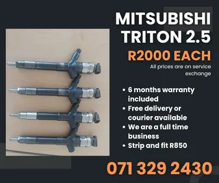 Mitsubishi Triton 2.5 Injectors For Sale With Warranty