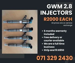 Gwm 2.8 Injectors For Sale With Warranty