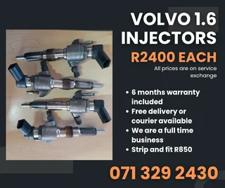 Volvo 1.6 Injectors For Sale With Warranty On