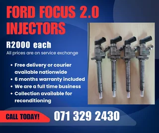 Ford Focus 2.0 Injectors For Sale With Warranty On