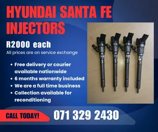Hyundai Santa Fe Injectors For Sale With Warranty