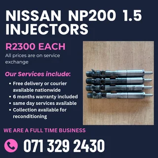 Nissan Np200 1.5 Diesel Injectors For Sale With Warranty