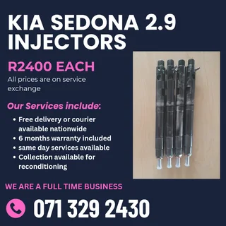 Kia Sedona 2.9 Injectors For Sale With Warranty
