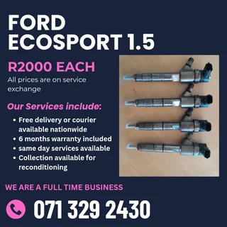 Ford Ecosport 1.5 Injectors For Sale With Warranty