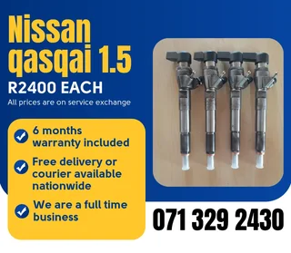 Nissan Qasqai 1.5 Diesel Injectors For Sale With Warranty