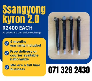 Ssangyong Kyron 2.0 Diesel Injectors For Sale With Warranty