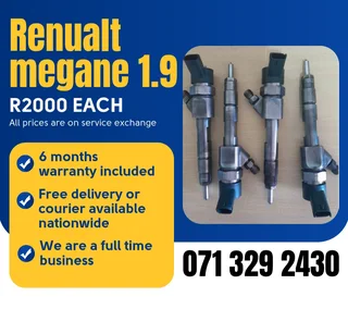 Renualt Megane 1.9 Injectors For Sale With Warranty