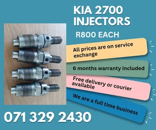 Kia 2700 Injectors For Sale With Warranty