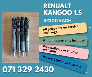 Renualt Kangoo 1.5 Diesel Injectors For Sale With Warranty