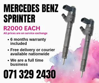Mercedes Benz Sprinter Injectors For Sale With Warranty On
