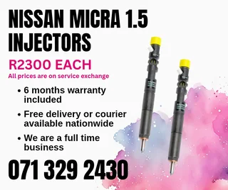 Nissan Micra 1.5 Diesel Injectors For Sale With Warranty