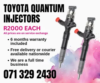 Toyota Quantum Diesel Injectors For Sale With