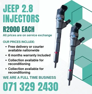 Jeep 2.8 Diesel Injectors For Sale With Warranty