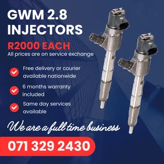Gwm 2.8 Injectors For Sale With Warranty