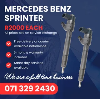 Mercedes Benz Sprinter Injectors For Sale With Warranty