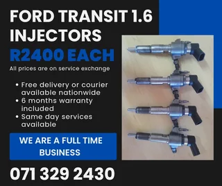 Ford Transit 1.6 Injectors For Sale With Warranty On