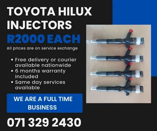 Toyota Hilux Diesel Injectors For Sale With Warranty