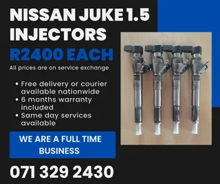 Nissan Juke 1.5 Injectors For Sale With Warranty