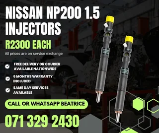 Nissan Np200 1.5 Diesel Injectors For Sale With