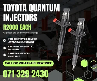Toyota Quantum Diesel Injectors For Sale With Warranty