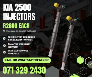 Kia 2500 Injectors For Sale With Warranty