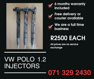 Vw Polo 1.2 Diesel Injectors For Sale With Warranty