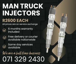 Man Truck Diesel Injectors For Sale With Warranty On