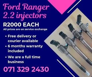 Ford Ranger 2,2 Injectors For Sale With Warranty On