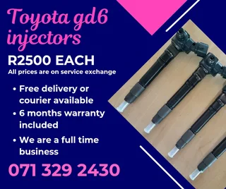 Toyota Gd6 Diesel Injectors For Sale With Warranty On