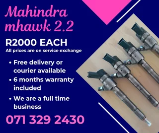 Mahindra Mhawk 2.2 Injectors For Sale With Warranty On