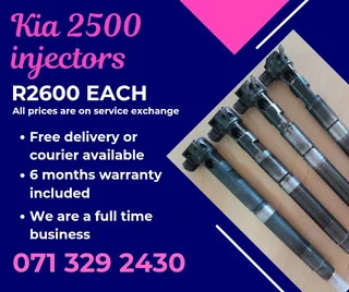 Kia 2500 Injectors For Sale With Warranty On