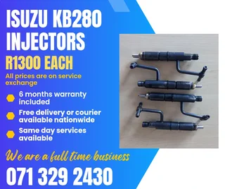 Isuzu Kb280 Injectors For Sale With Warranty On